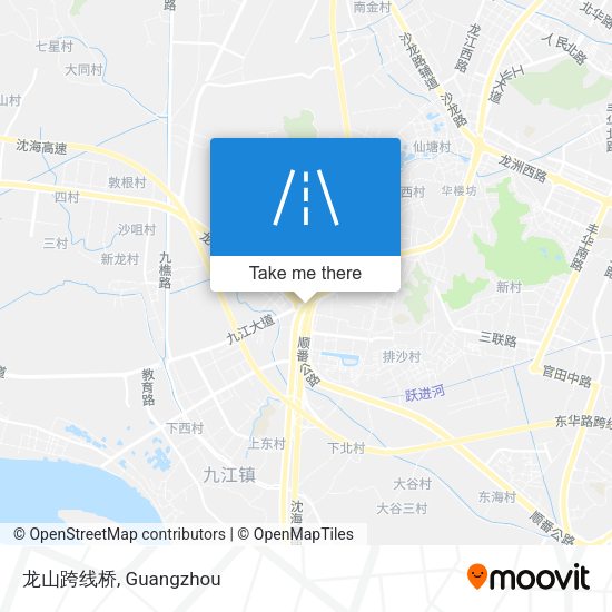 龙山跨线桥 map