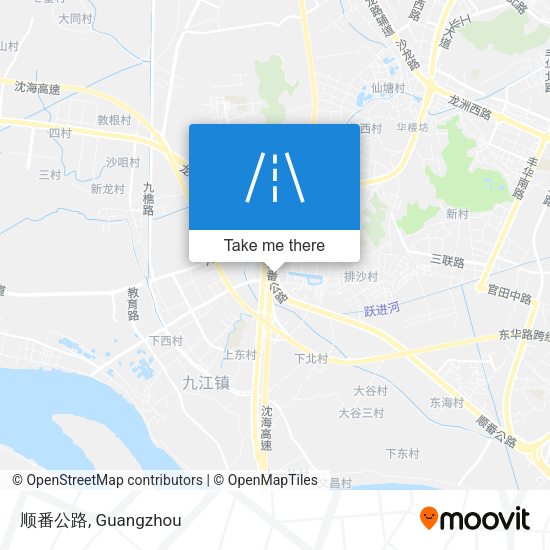 顺番公路 map