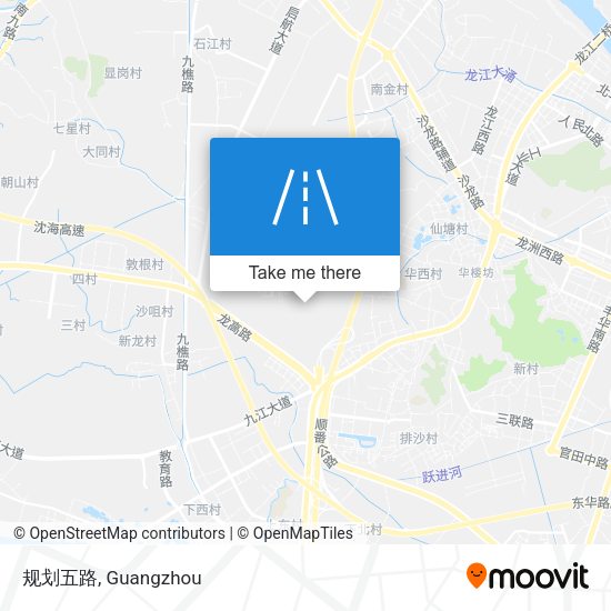 规划五路 map