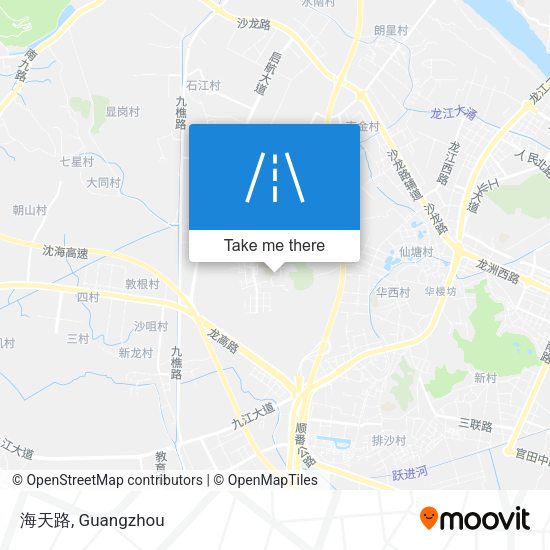海天路 map