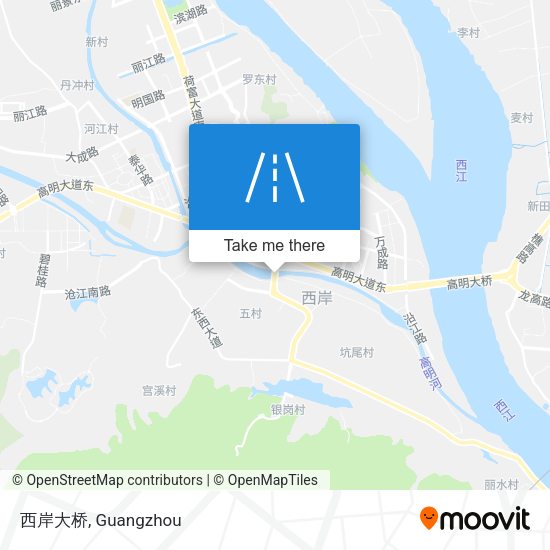 西岸大桥 map