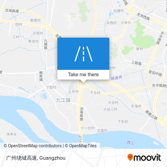 广州绕城高速 map