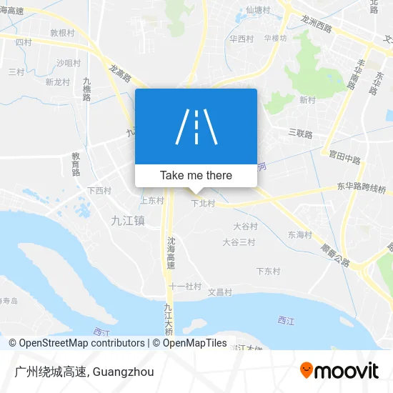 广州绕城高速 map