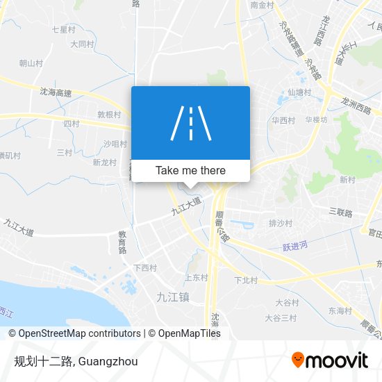 规划十二路 map