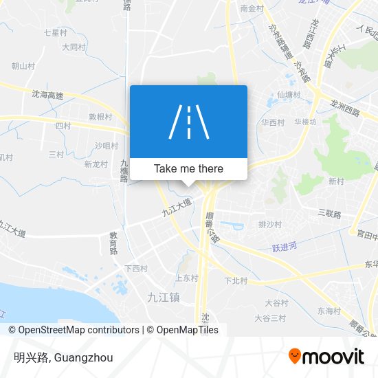 明兴路 map