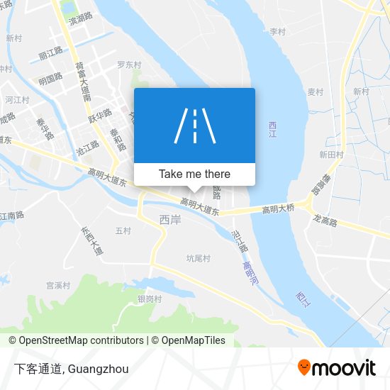 下客通道 map
