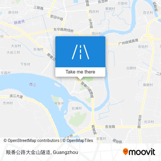 顺番公路大金山隧道 map