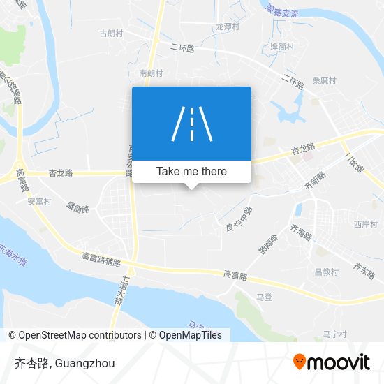 齐杏路 map
