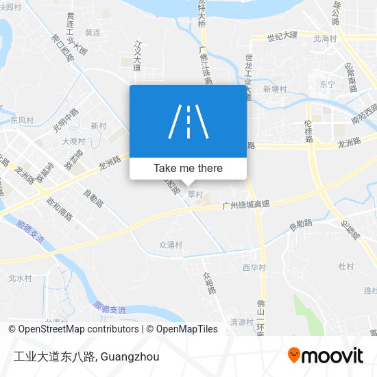 工业大道东八路 map