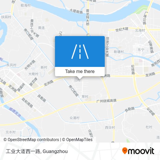 工业大道西一路 map