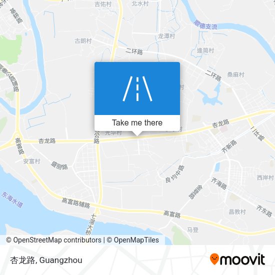 杏龙路 map