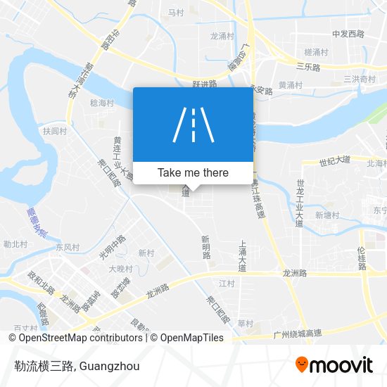 勒流横三路 map