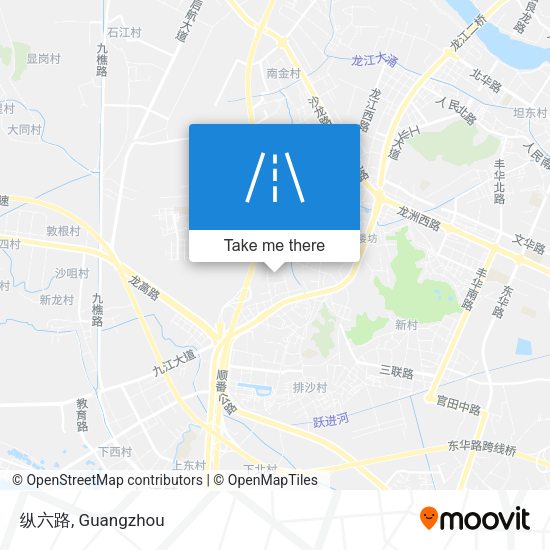 纵六路 map