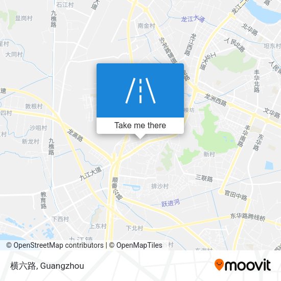 横六路 map