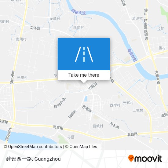 建设西一路 map