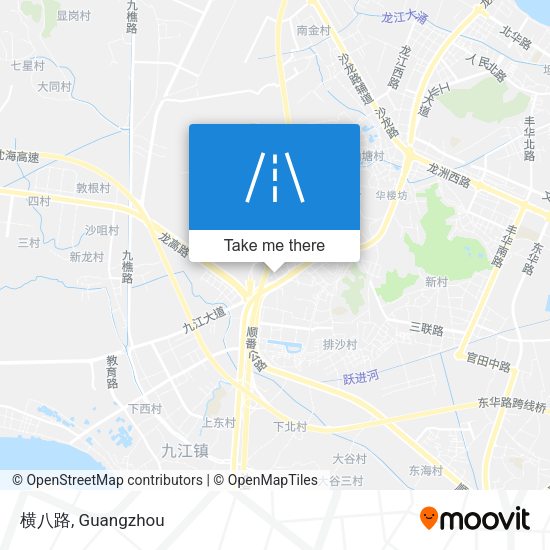 横八路 map