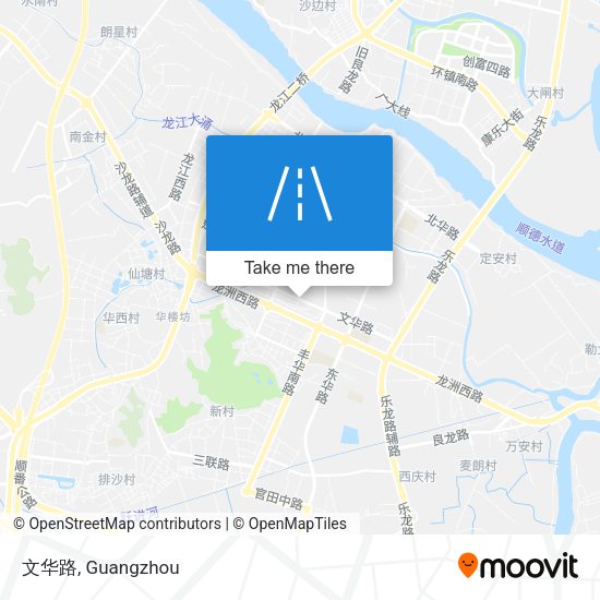文华路 map