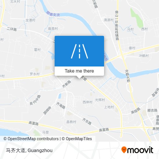 马齐大道 map