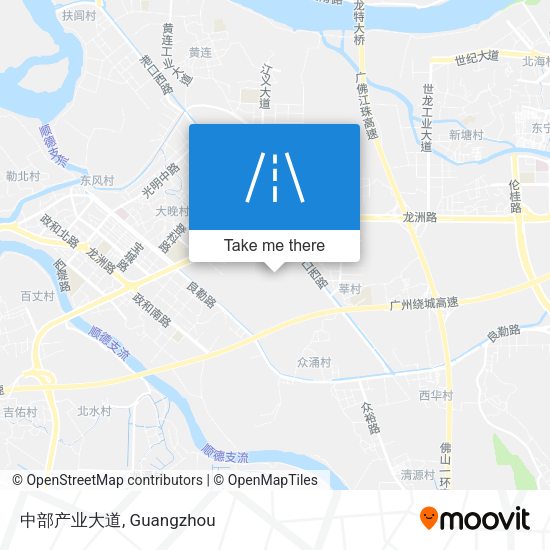 中部产业大道 map