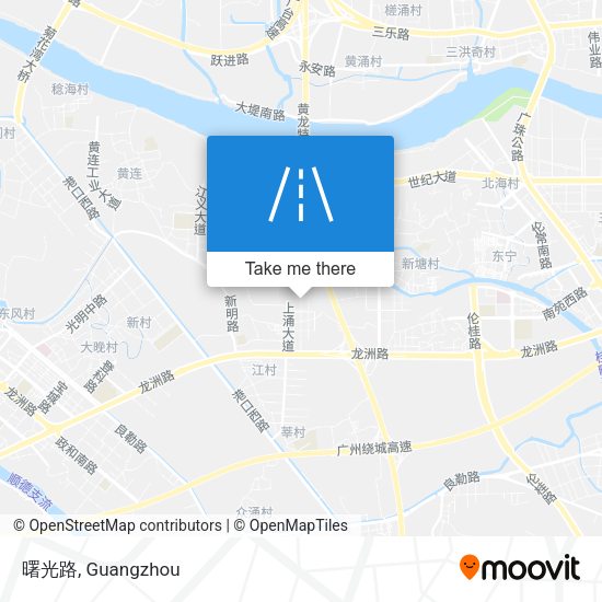 曙光路 map