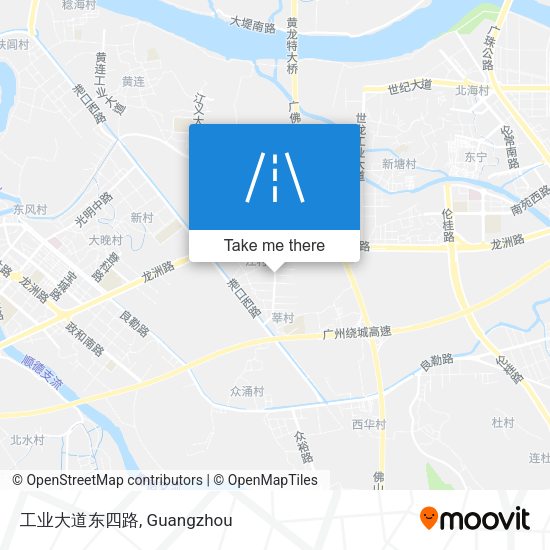 工业大道东四路 map