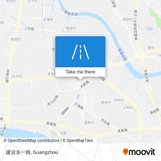 建设东一路 map