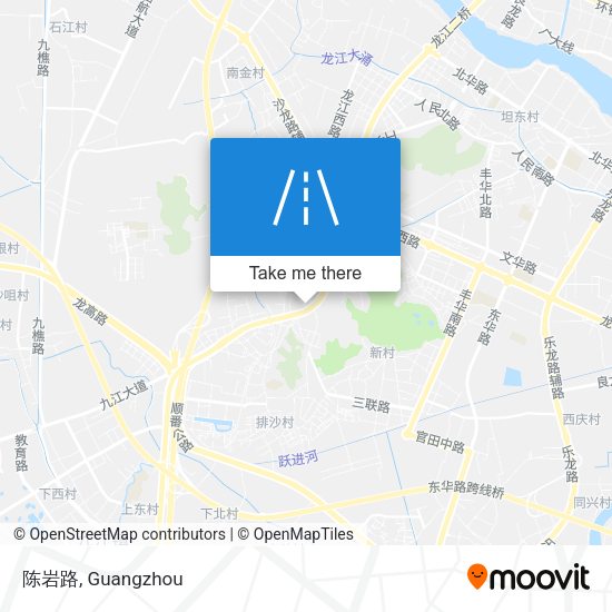 陈岩路 map