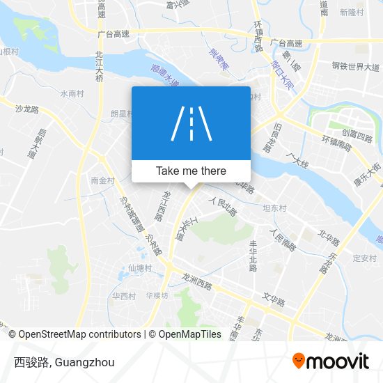 西骏路 map