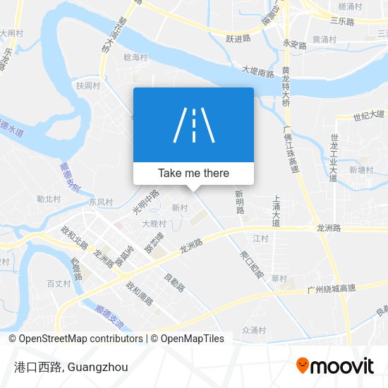 港口西路 map