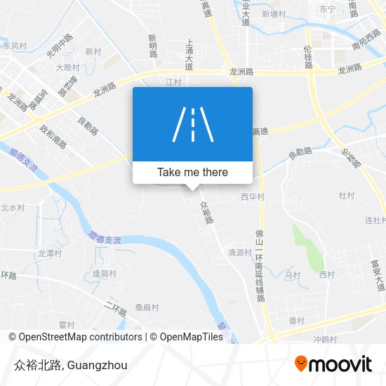 众裕北路 map