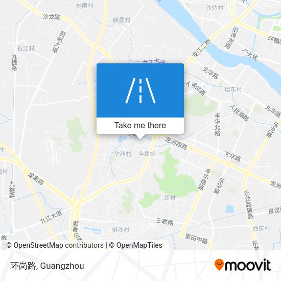 环岗路 map