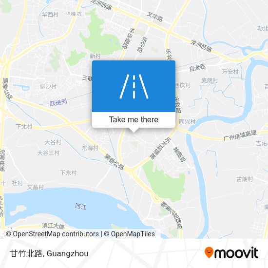 甘竹北路 map