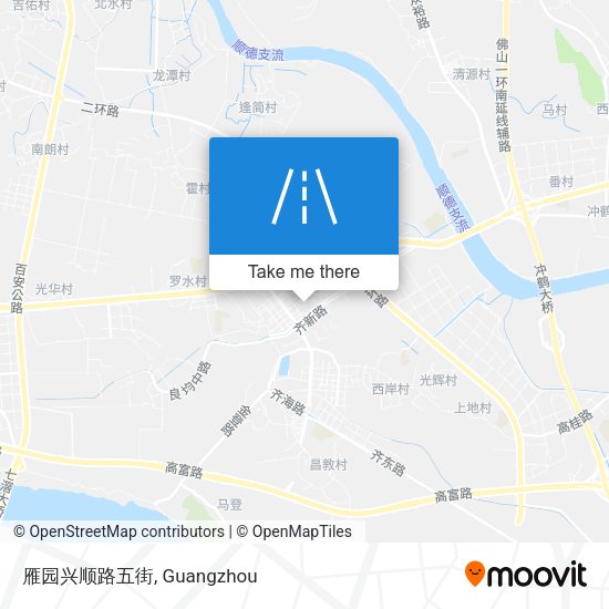 雁园兴顺路五街 map