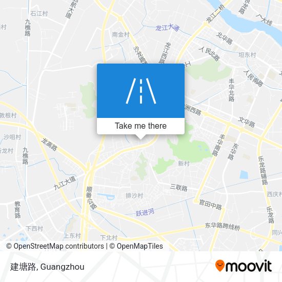 建塘路 map