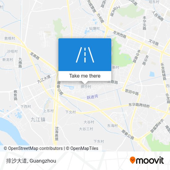 排沙大道 map