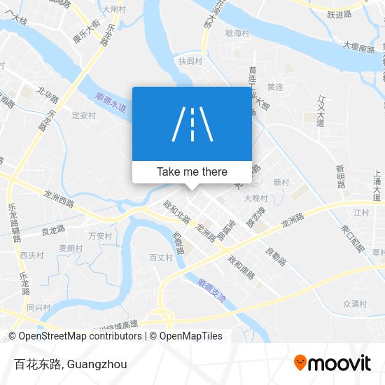百花东路 map