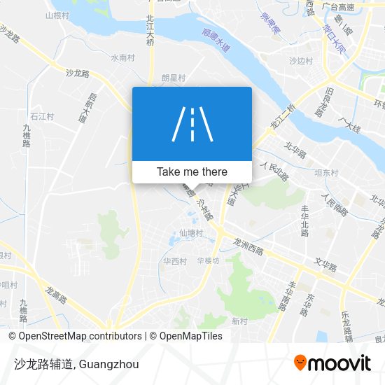 沙龙路辅道 map