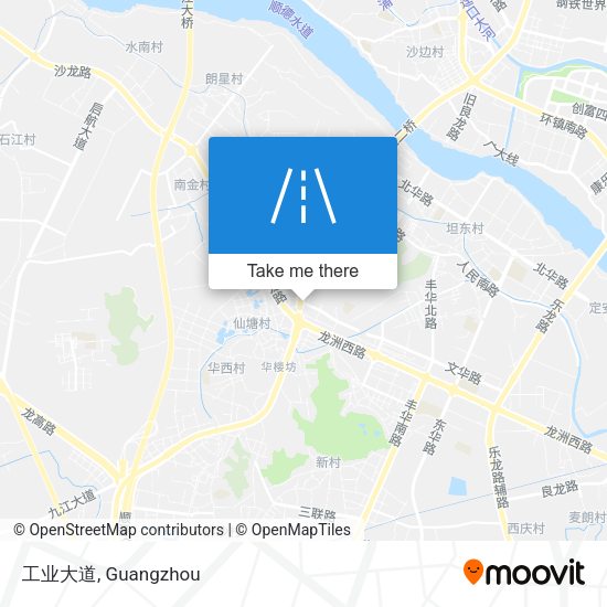 工业大道 map