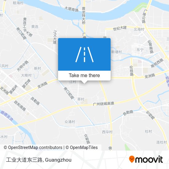 工业大道东三路 map
