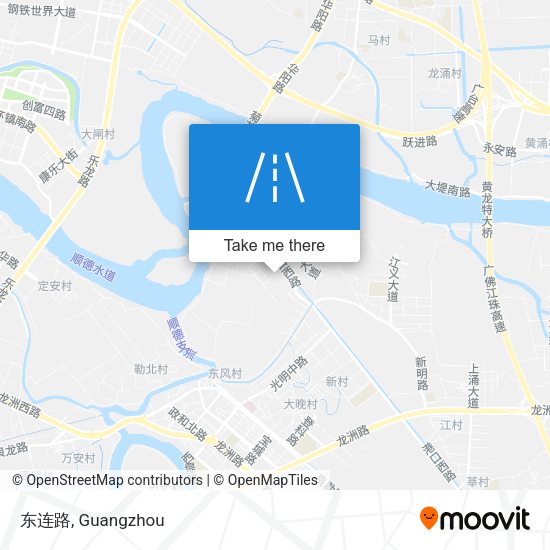 东连路 map