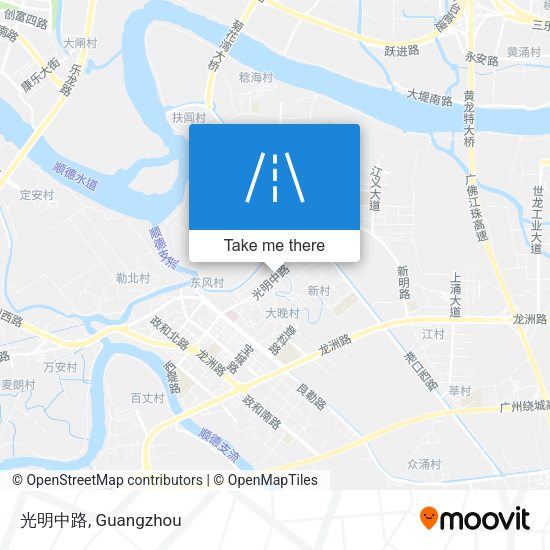 光明中路 map