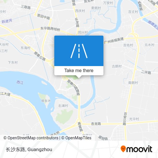 长沙东路 map