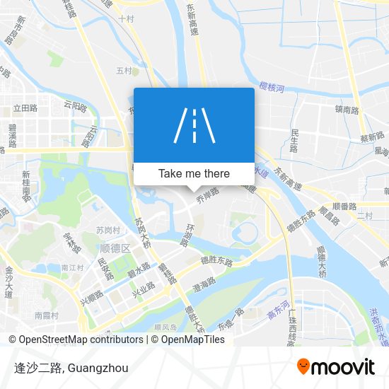 逢沙二路 map