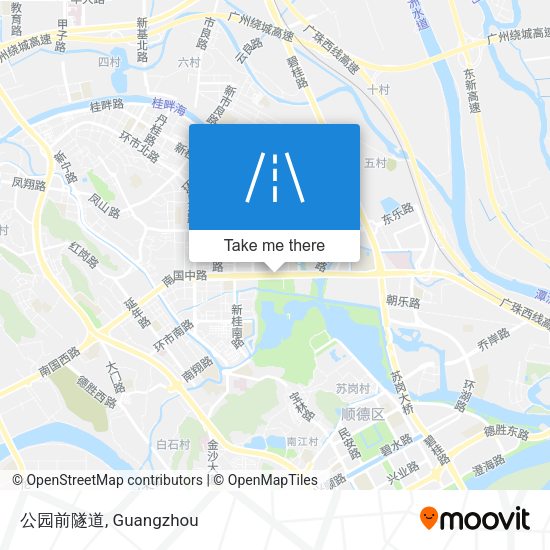 公园前隧道 map