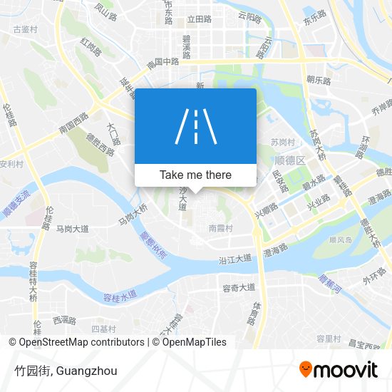 竹园街 map