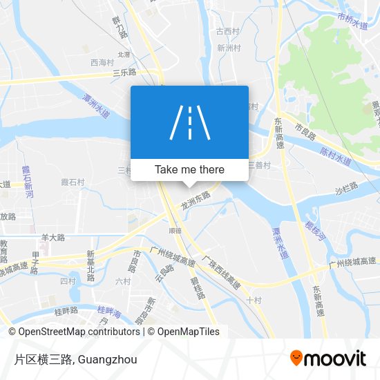片区横三路 map
