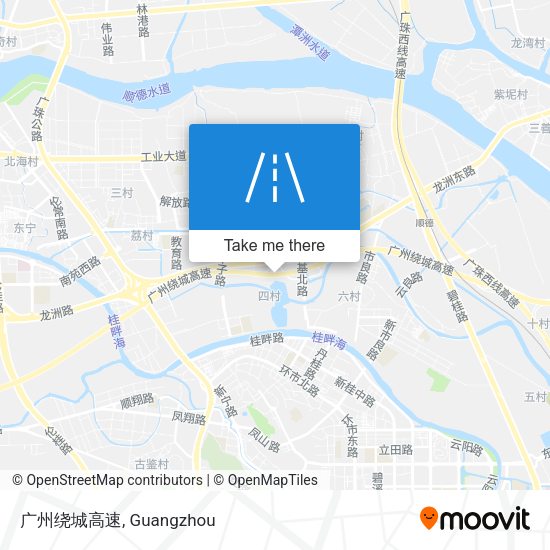 广州绕城高速 map