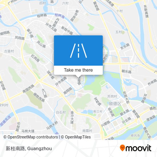 新桂南路 map