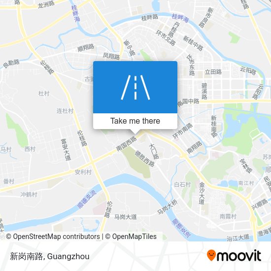 新岗南路 map