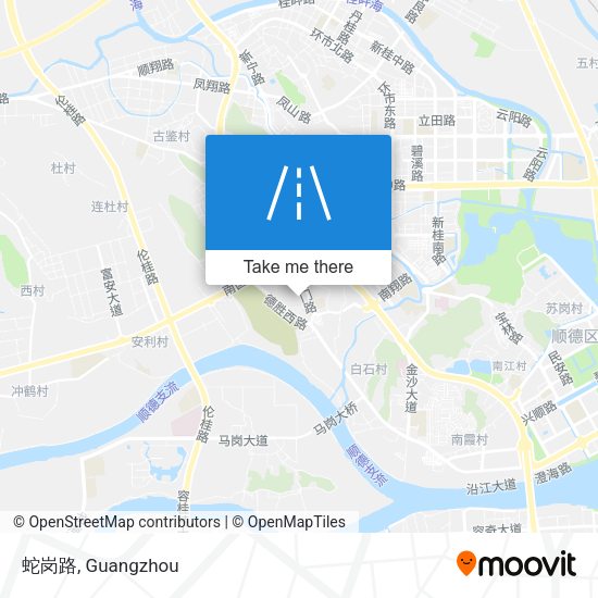 蛇岗路 map